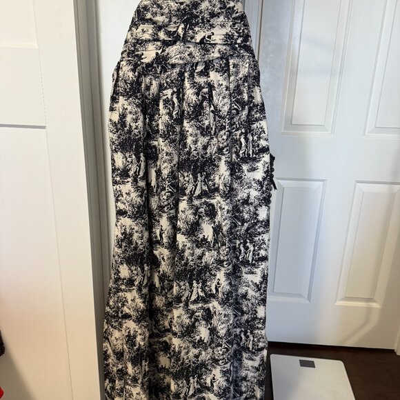 JCrew Collection Strapless bow-back maxi dress in toile print - NWT - Size 14 - Picture 3 of 5